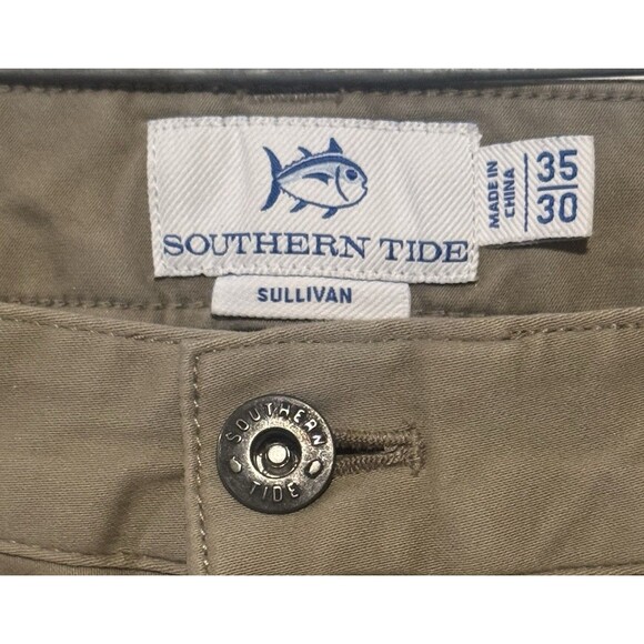 Southern Tide Lot Of 4 Pants Men's 35x30 Khaki /gray Pants Casual Performance - Picture 3 of 14